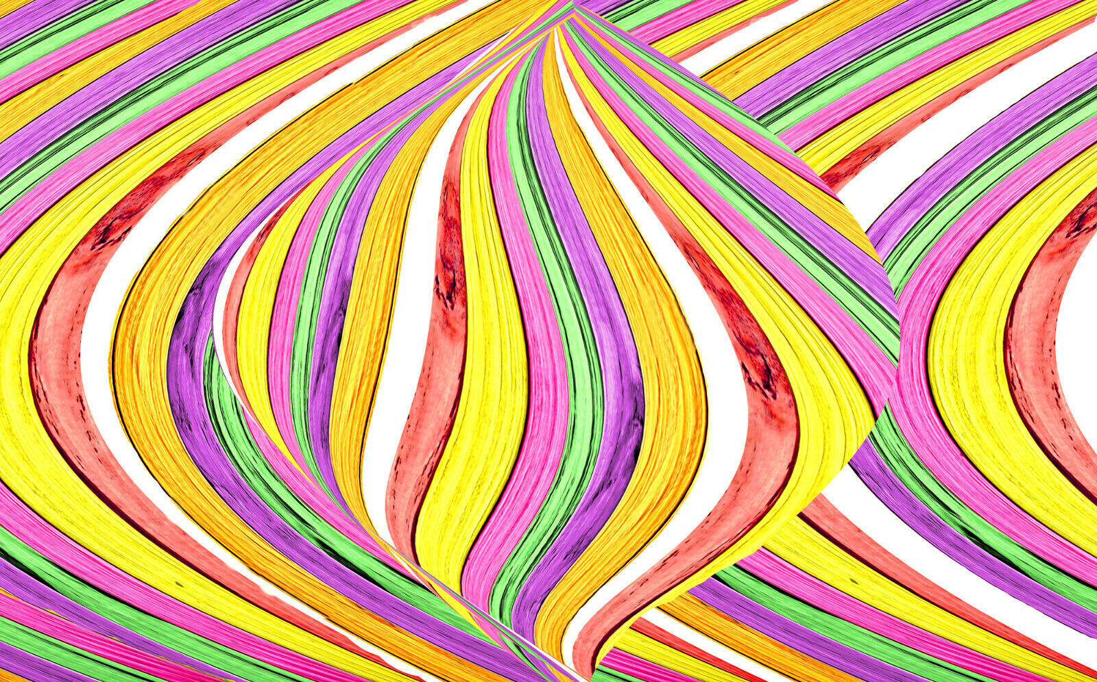 Pastel Colours Swirl Abstract CANVAS WALL ART PICTURE PRINT